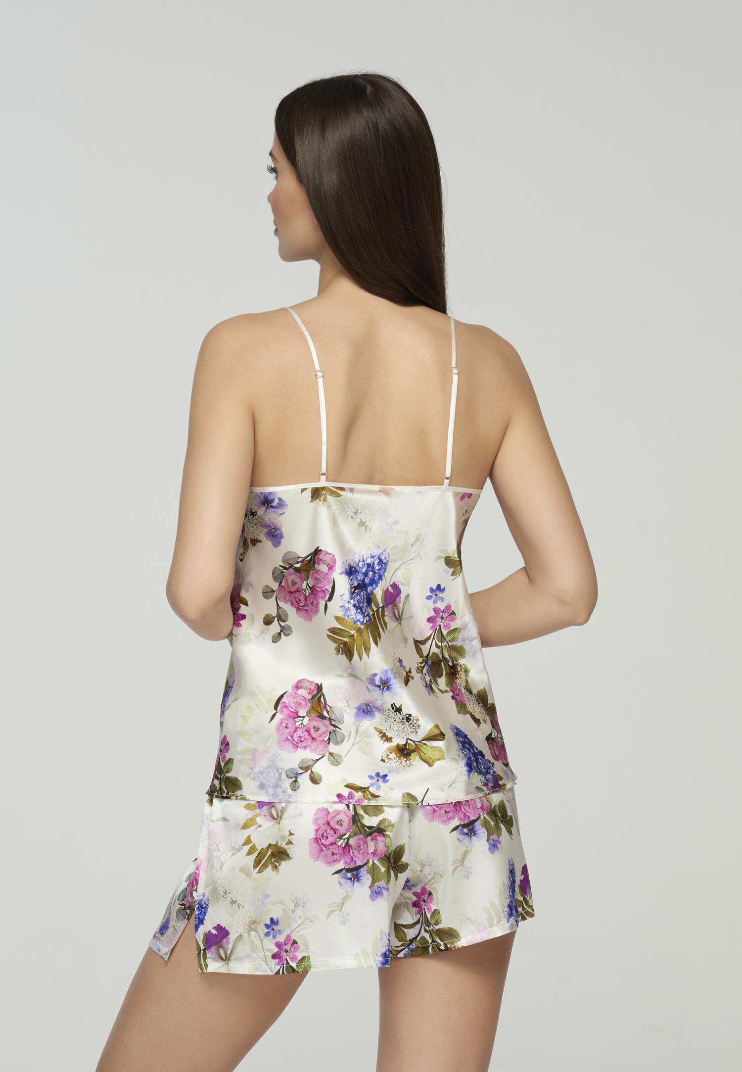 Шелковый топ на тонких бретелях S23-03SS115 Marc & André